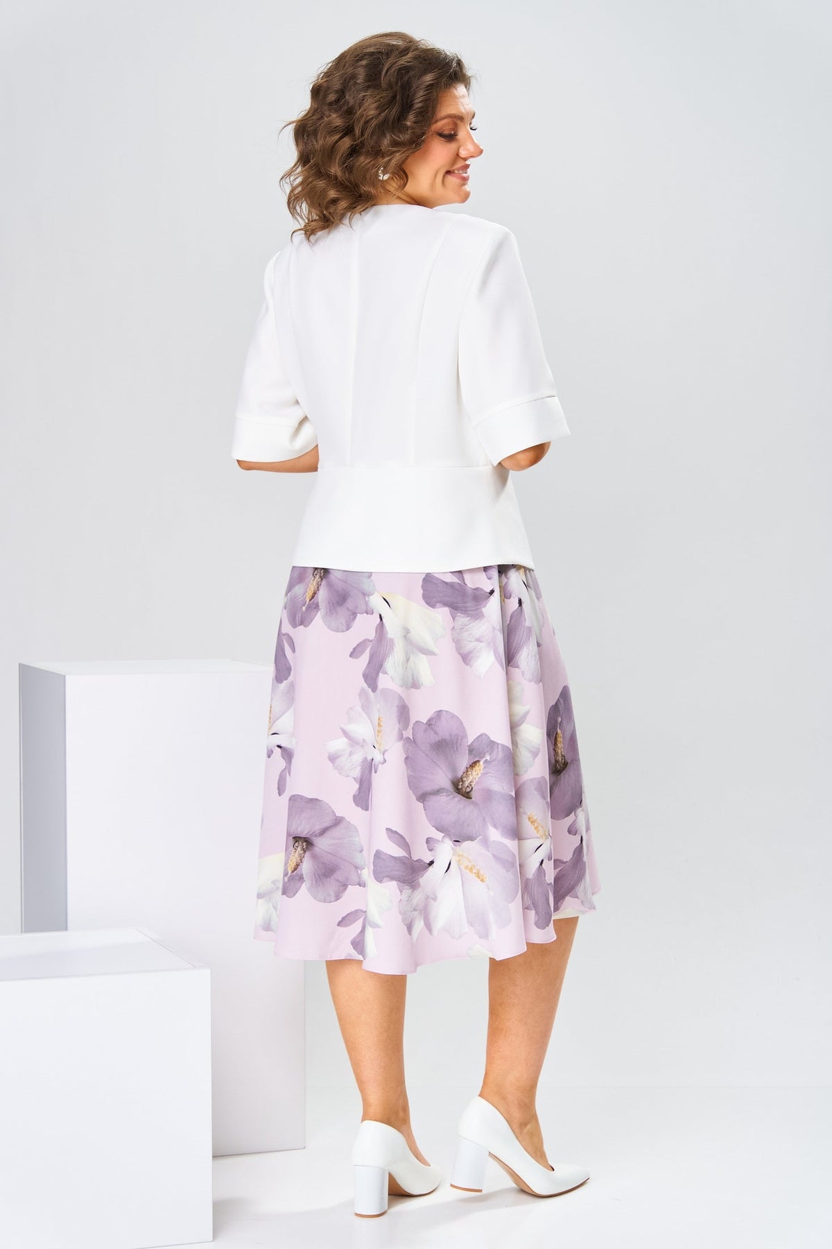 Adelisa - High Quality Cotton and Silk Dress for Natural Elegance