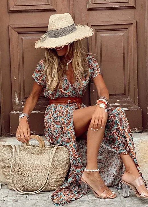 Alanis - Elegant Bohemian Maxi Dress