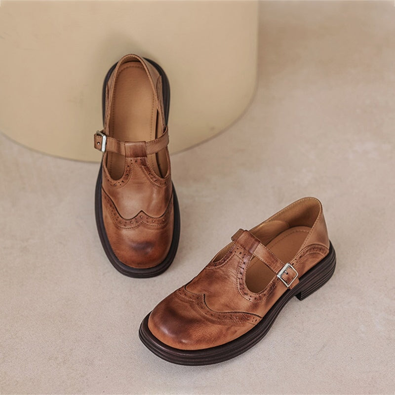 Advanced Leather Mary Janes