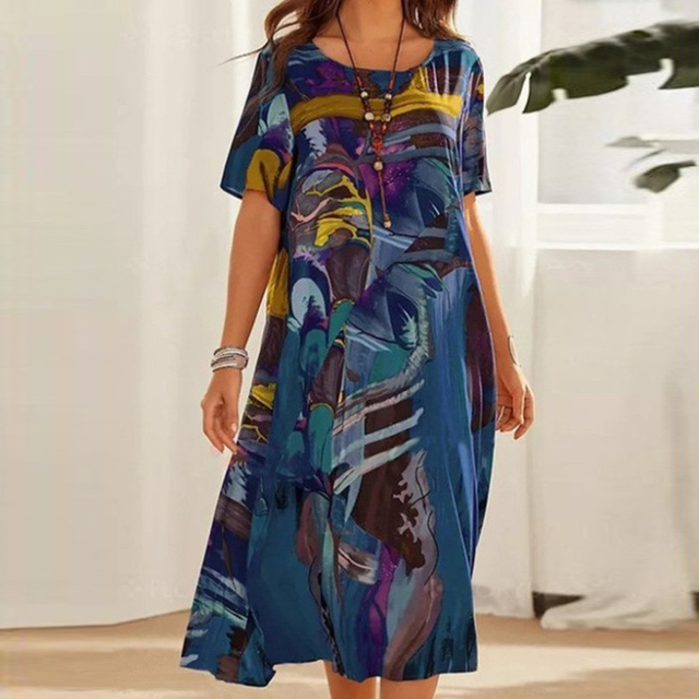 Arielle - Comfortable floral dress