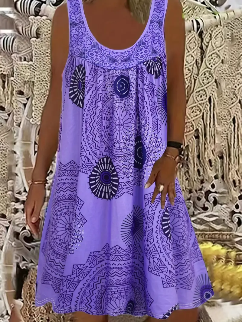 Maya – Printed Dress