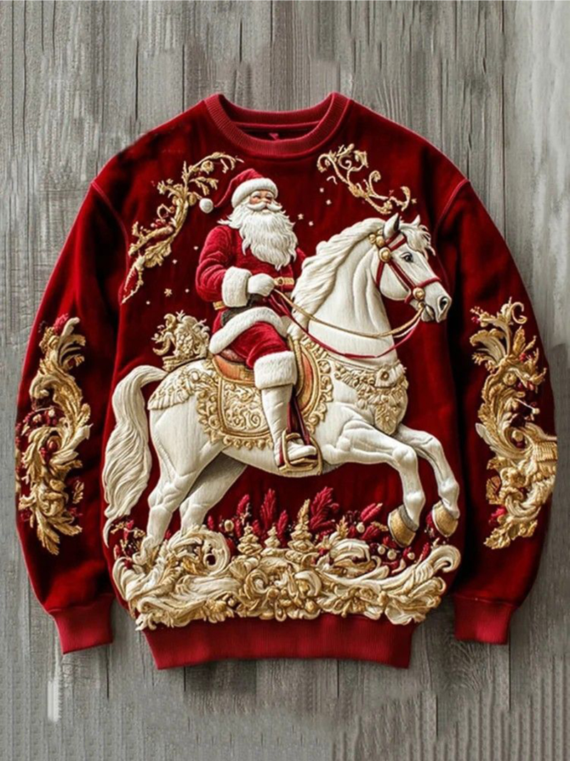 Andreas – Christmas Sweater with Festive Finishing