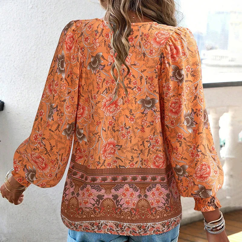 ANIKA I STYLISH FLOWER BLOUSE