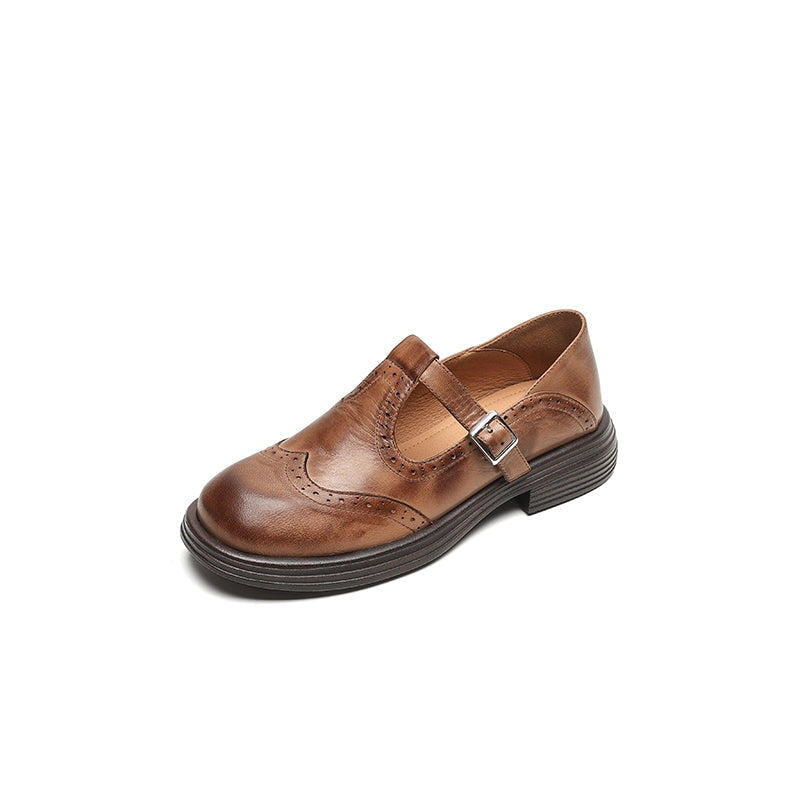 Advanced Leather Mary Janes