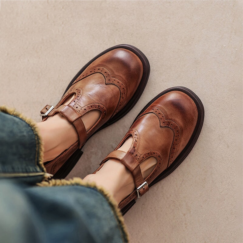 Advanced Leather Mary Janes