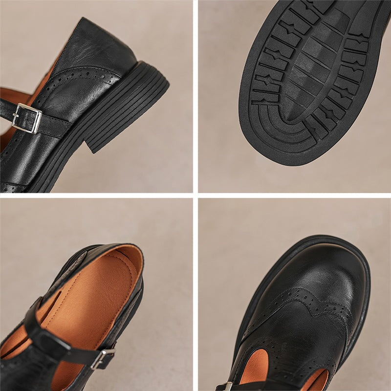 Advanced Leather Mary Janes